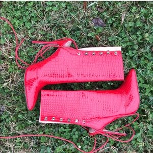 SIMMI SHOES RED